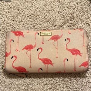 Kate Spade Pink Flamingo Wallet